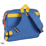 sac à dos ; sac goûter ; sac maternelle ; petit sac ; sac enfant ; cartable maternelle ; carré ; chien ; beagle ; bleu