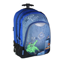 sac à dos à roulettes recyclé MONSTER