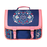 Cartable 38 cm 2 compartiments Folk Multicolore