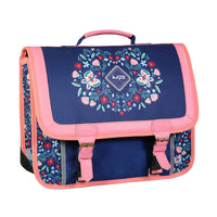 Cartable 38 cm 2 compartiments Folk Multicolore