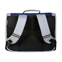 Cartable 38 cm Cosmos Bleu - dos