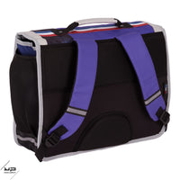 cartable ; cartable primaire ; cartable 41cm ; cartable enfant ; enfant ; recyclé ; phosphorescent ; espace ; étoiles ; exploration ; cartable 41cm emma etoiles ; bleu ; violet