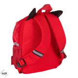 sac à dos ; sac goûter ; sac maternelle ; petit sac ; sac enfant ; oval ; panda ; panda roux ; rouge