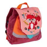 sac à dos ; sac goûter ; sac maternelle ; petit sac ; sac enfant ; souple ; rose ; ecureuil