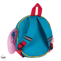 sac à dos ; sac goûter ; sac maternelle ; petit sac ; sac enfant ; rond ; chouette ; hibou ; bleu ; rose