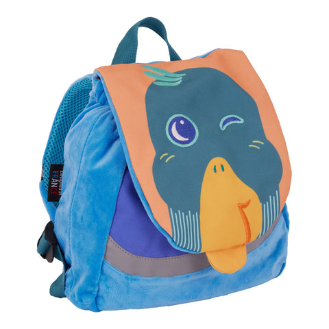 sac à dos ; sac goûter ; sac maternelle ; petit sac ; sac enfant ; sac bleu ; canard ; bleu
