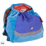 sac à dos ; sac goûter ; sac maternelle ; petit sac ; sac enfant ; sac bleu ; canard ; bleu